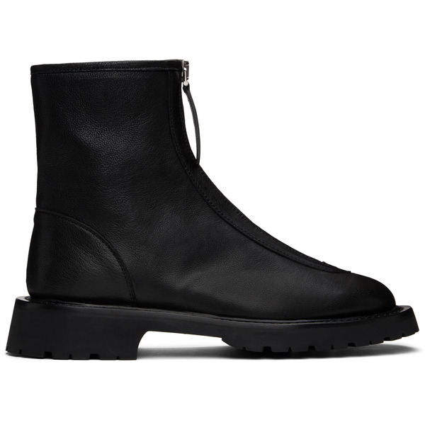  Legres Black Zipped Boots 