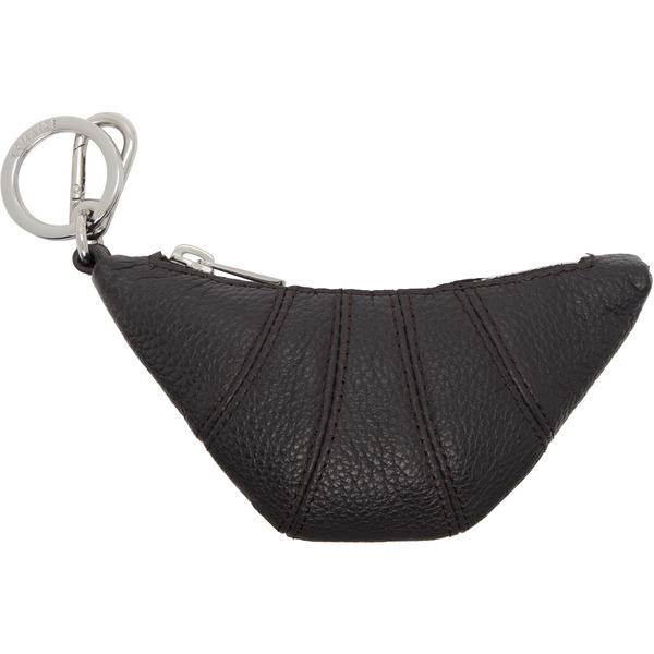  Lemaire Brown Mini Croissant Keychain 