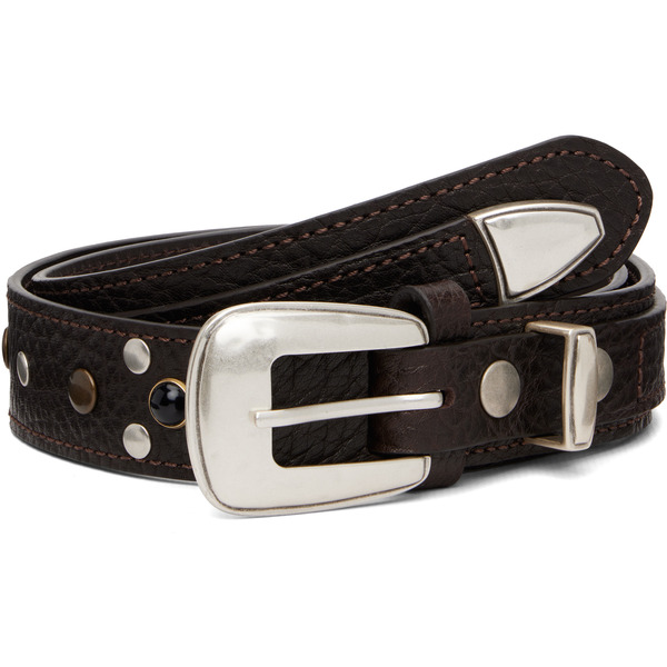  Lemaire Brown Western Studs 30 Belt 