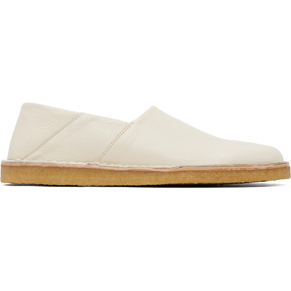  Lemaire Off-white Square Slip-on Loafers 