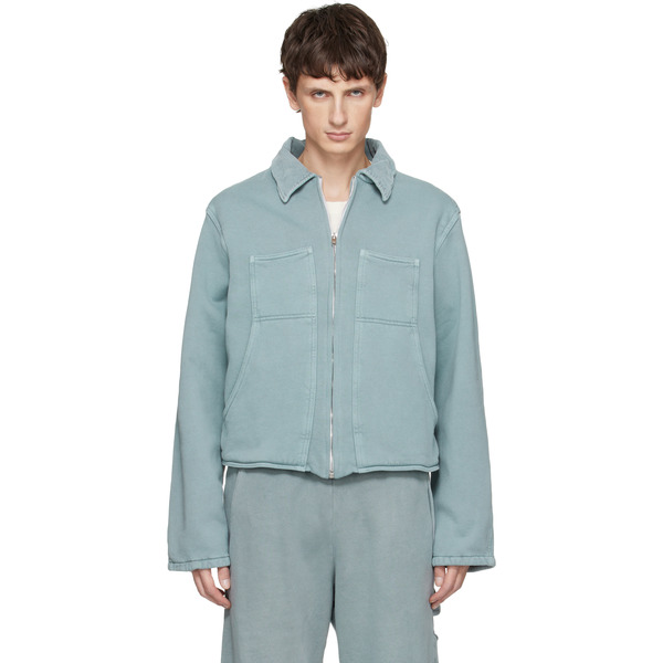  Les Tien Blue Heavyweight Utility Jacket 