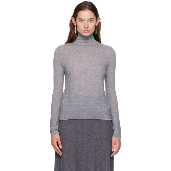  Lisa Yang Gray Lory Turtleneck 