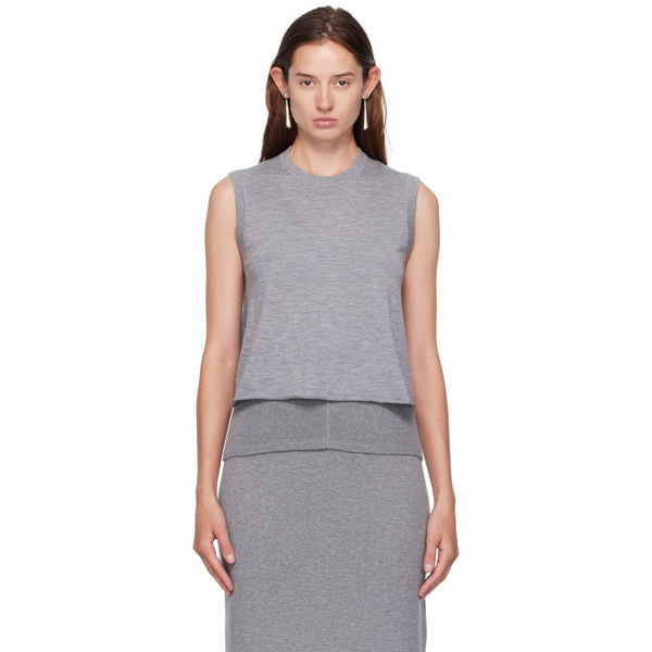  Lisa Yang Gray Nali Top 
