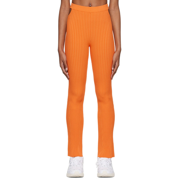  Live The Process Orange Rib Leggings 
