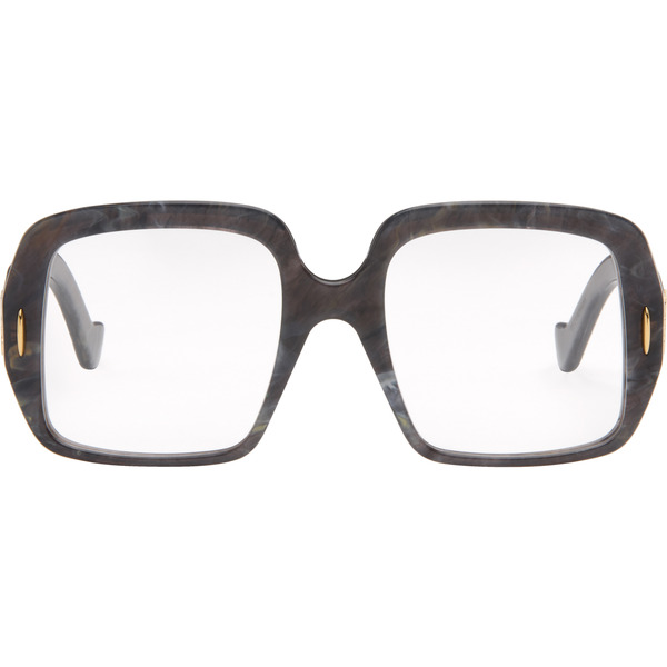  Loewe Black & Gray Anagram Glasses 