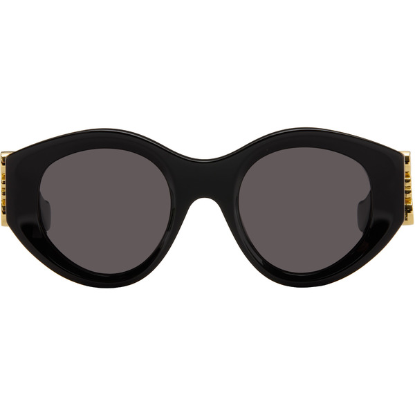  Loewe Black Maxi Anagram Butterfly Sunglasses 