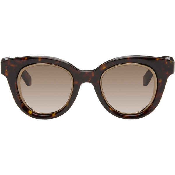  Loewe Brown Mini Anagram Butterfly Sunglasses 