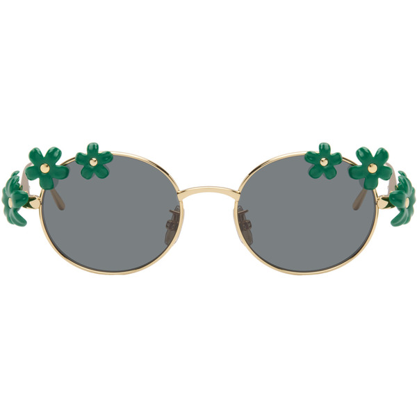  Loewe Gold Daisy Field Sunglasses 