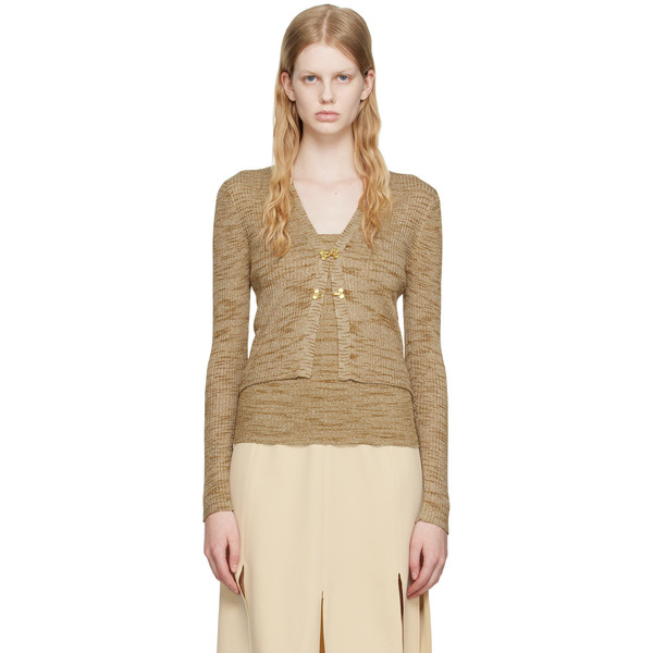  Maiden Name Tan Mia Cardigan 