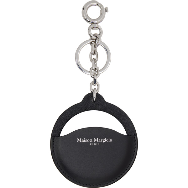  Maison Margiela Black Circular Keychain 