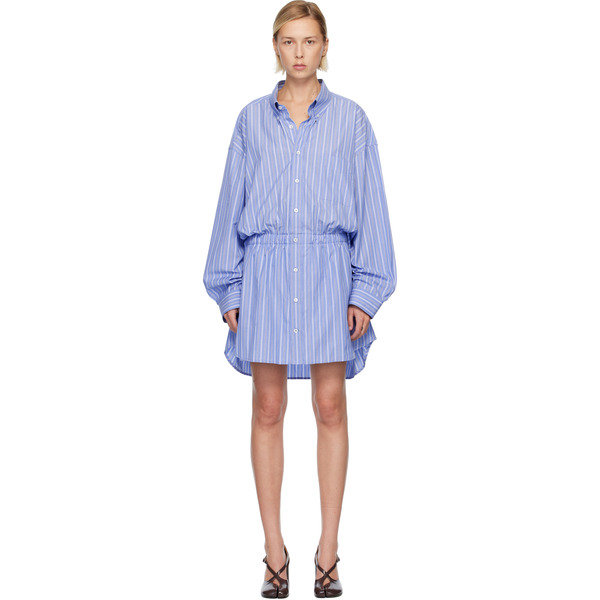  Maison Margiela Blue Striped Romper 