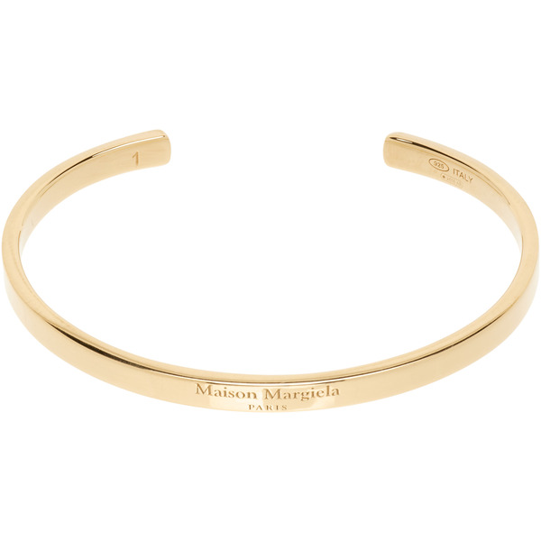  Maison Margiela Logo Reference Cuff Bracelet 