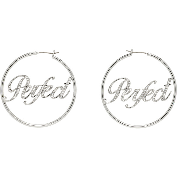  Marc Jacobs 'the Perfect Pave' Hoop Earrings 