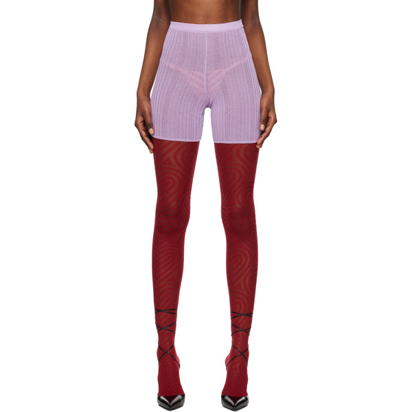  Marco Rambaldi Purple Elasticized Shorts 