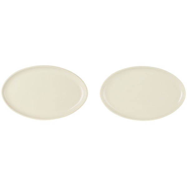  Marloe Marloe Off-white Oval Dinner Plate Set 