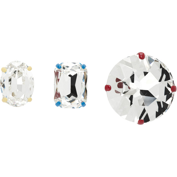  Marni Crystal Brooch Set 
