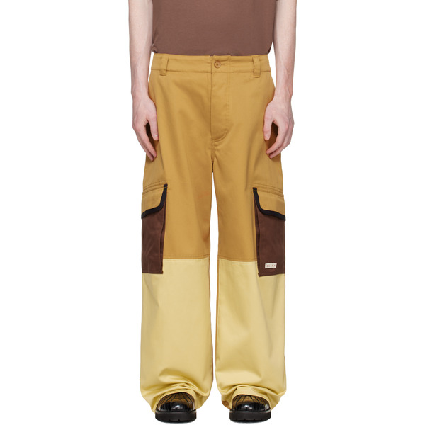  Marni Tan Water-repellent Colour-block Cargo Pants 