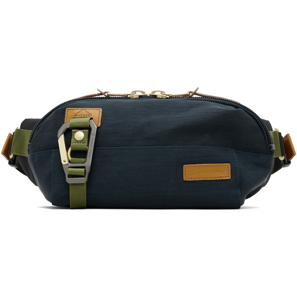  Master-piece Navy Link Waist Belt Bag 