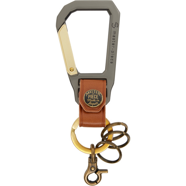  Master-piece Tan Carabiner Keychain 