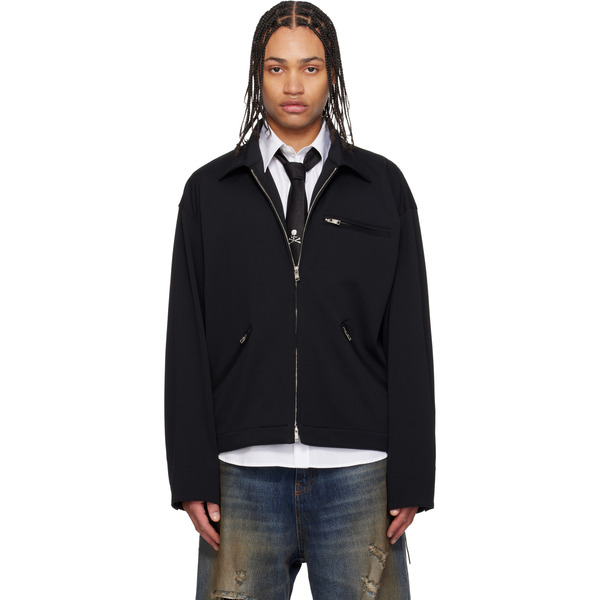  Mastermind Japan Black Jersey Detroit Jacket 