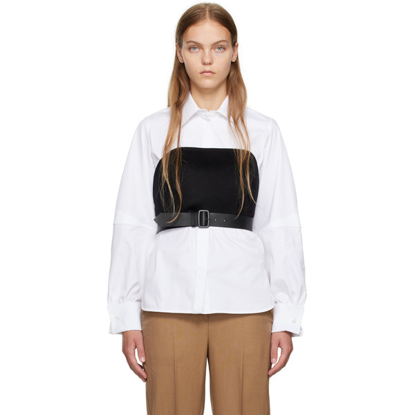  Max Mara Black Belted Bustier 