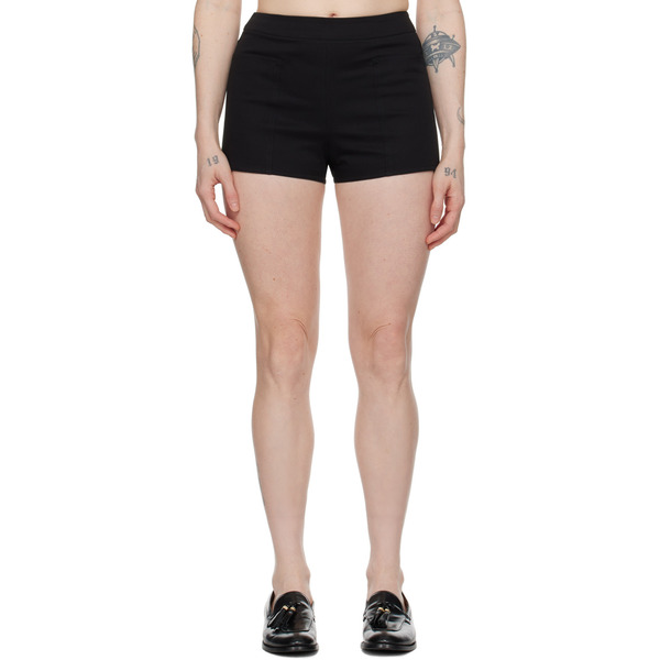  Max Mara Black Drawstring Shorts 