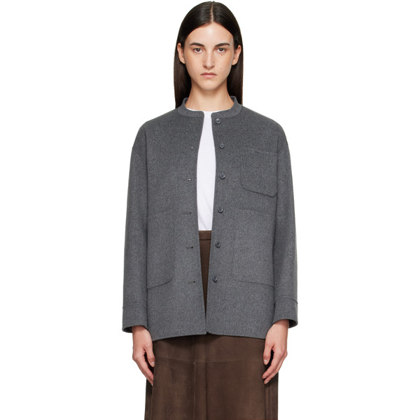  Max Mara Gray Costanza Jacket 