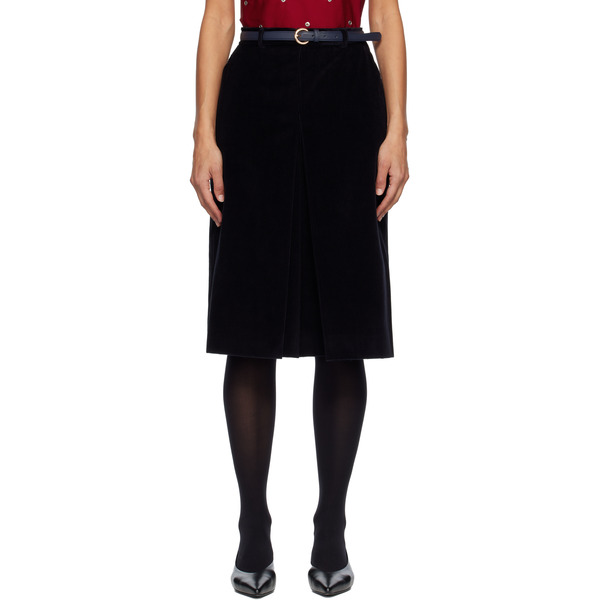  Max Mara Navy Fragore Shorts 