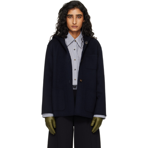  Max Mara Navy Paglie Jacket 