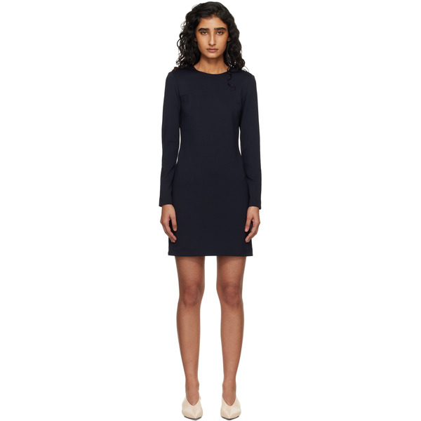  Max Mara Navy Pagreste Minidress 