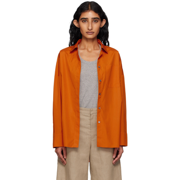  Max Mara Orange Gerona Shirt 