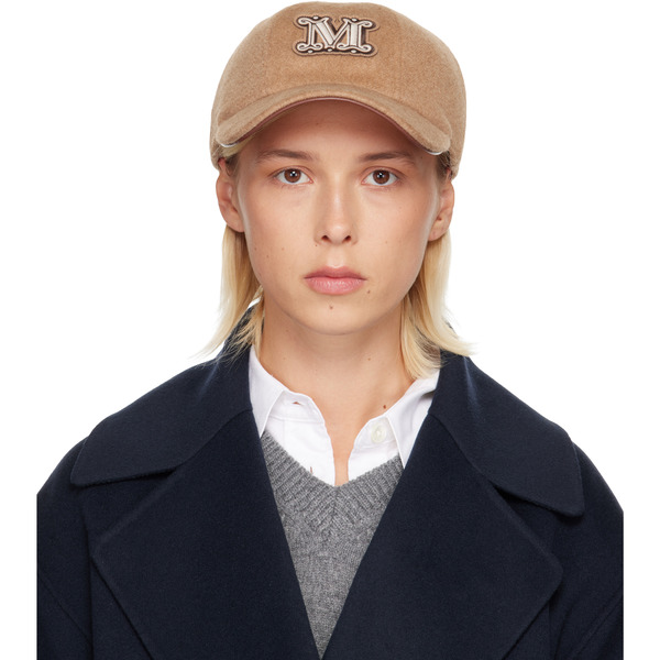 Max Mara Tan Fedora Cap 