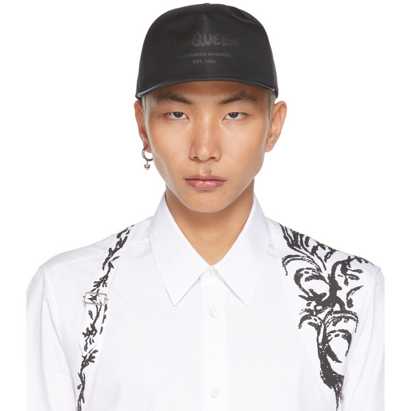  Mcqueen Black Graffiti Cap 