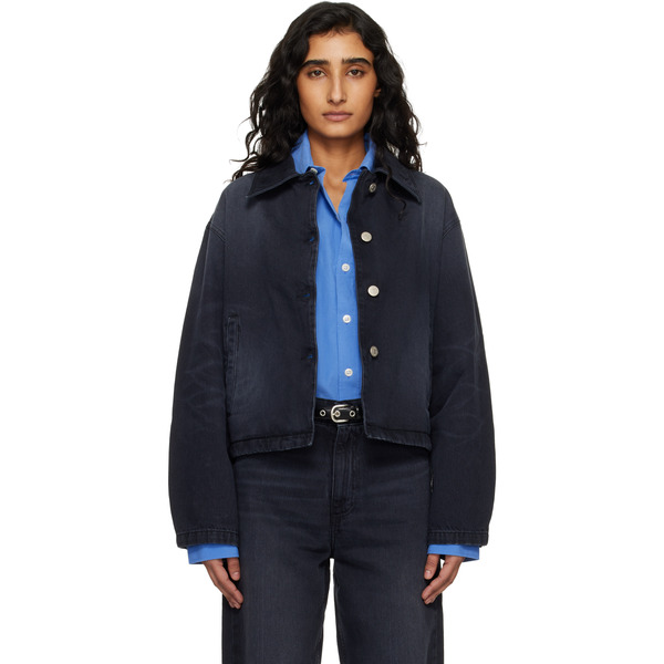 Mfpen Black Decorator Denim Jacket 