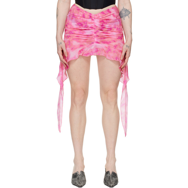  Misbhv Pink Camo Miniskirt 