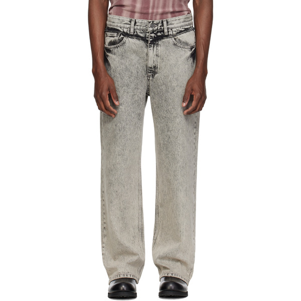  Mmic Gray Off Jeans 