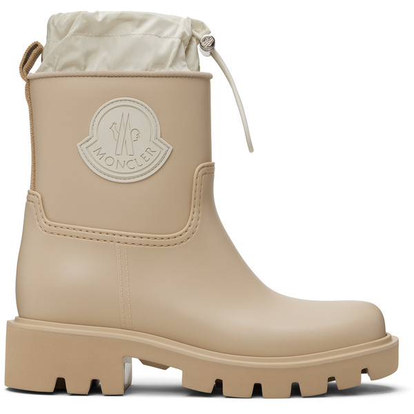  Moncler Beige Kickstream Rain Boots 
