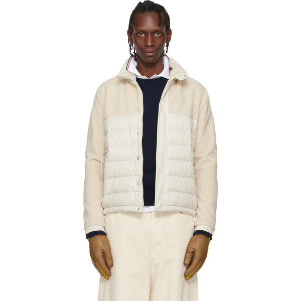  Moncler Beige Mistral Teddy Short Down Jacket 