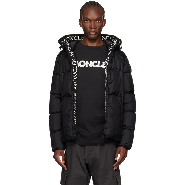  Moncler Black Montcla Short Down Jacket 