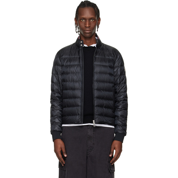  Moncler Black Rigel Short Down Jacket 
