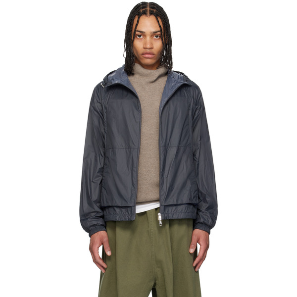  Moncler Gray Lamo Hooded Jacket 