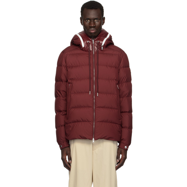  Moncler Red Cardere Short Down Jacket 