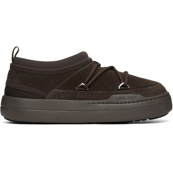 Moon Boot Brown Park Icon Suede Loafers 