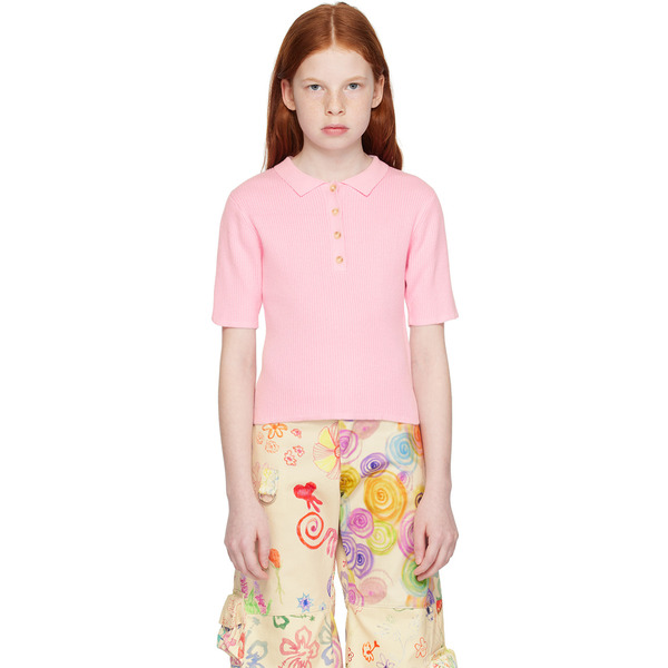  Morley Kids Pink Unfold Polo 