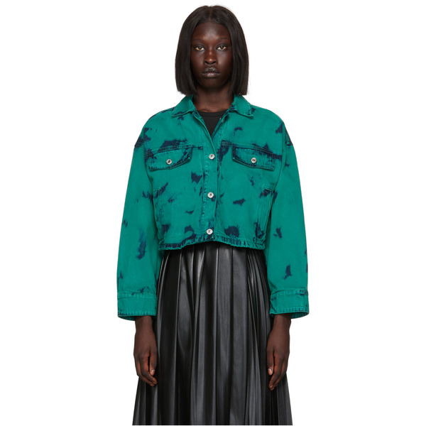  Msgm Ssense Exclusive Blue Denim Jacket 