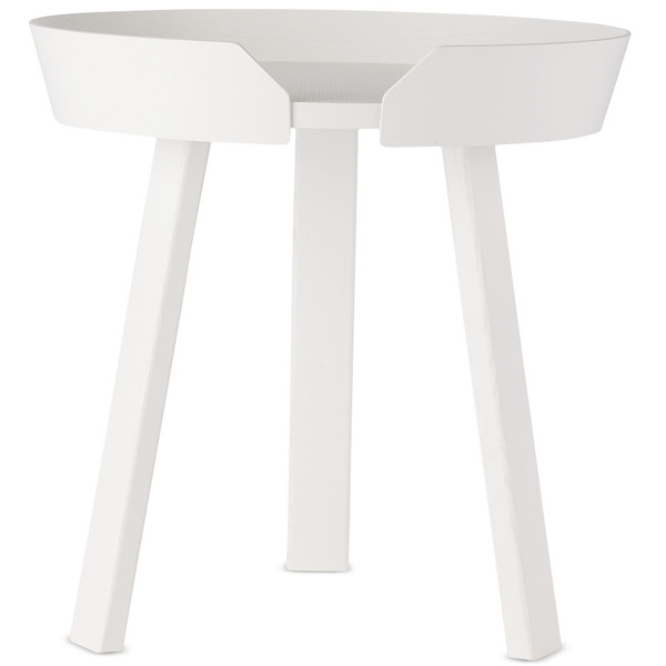  Muuto White Small Around Coffee Table 