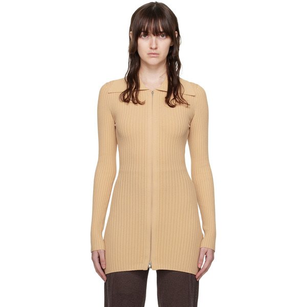  Nanushka Beige Mardi Cardigan 