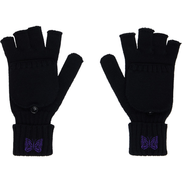  Needles Black Convertible Gloves 