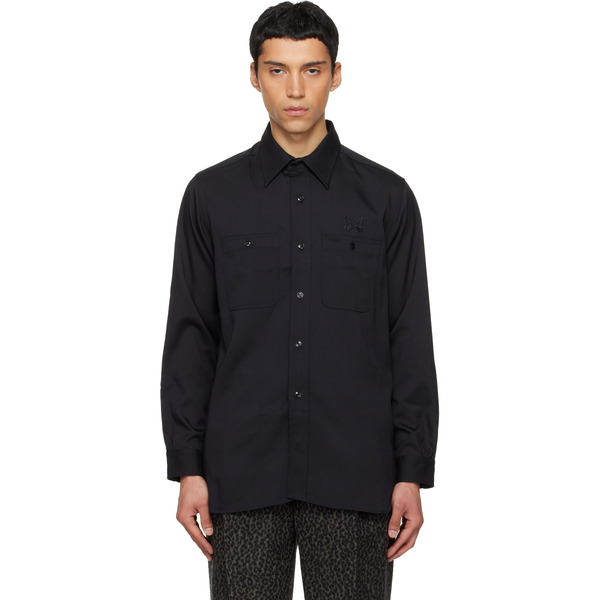  Needles Black Work Shirt 