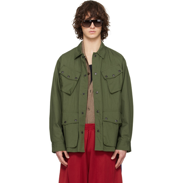  Needles Khaki Jungle Fatigue Jacket 